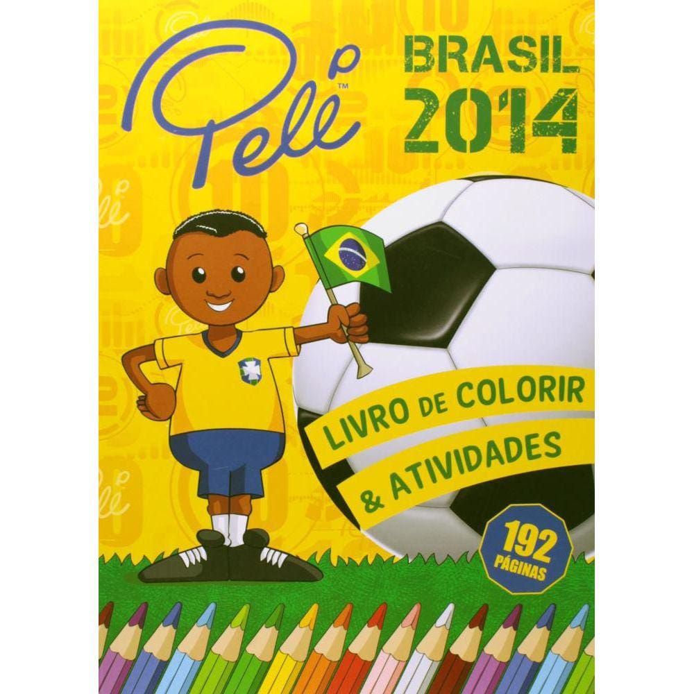 Brasil 2014 Livro De Colorir e Atividades