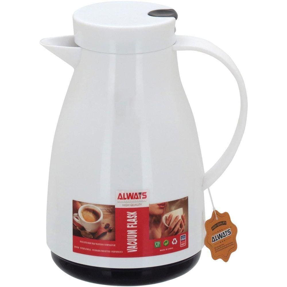 Blanc Garrafa Térmica 22X17X13Cm 500Ml Plástico Branco Ampola Vidro