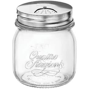 Bormioli Rocco Qstagioni Saleiro/Pimenteiro 9X9X9Cm 250Ml Vidro Transp Tampa Inox