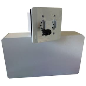 Cofre Tomada Pequeno Para Embutir Com Gaveta Interna 20x35cm