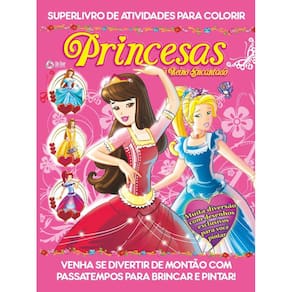Princesas Superlivro de Atividades para Colorir 01