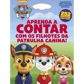 Patrulha Canina Prancheta para Colorir com Adesivos Especial 01