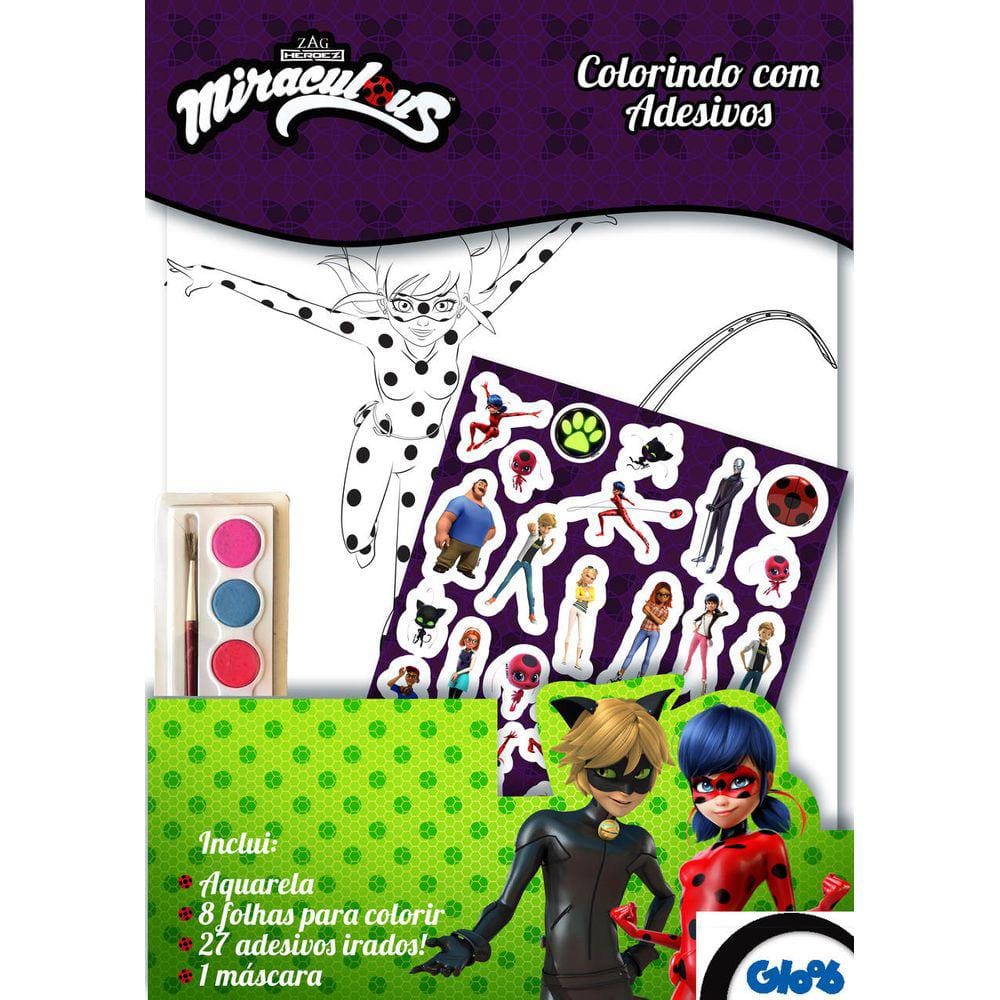 Kit de Acessórios Miraculous Ladybug 9 Peças Multikids – BR1763