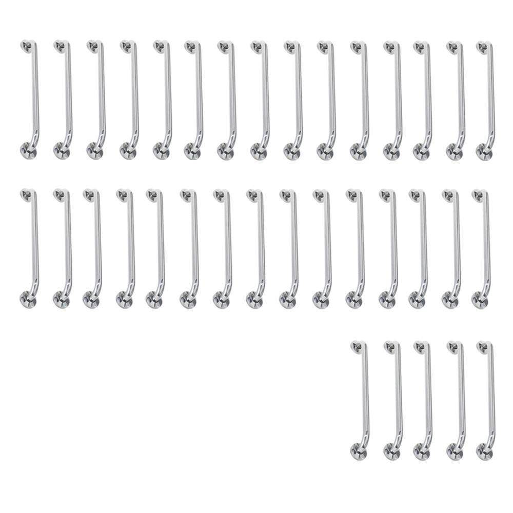 Alça de Apoio 80cm Barra Inox Kit 34 Unidades Cadeirante Idoso Gestante Acessibilidade Banheiro Box Quarto Corredor Segurança