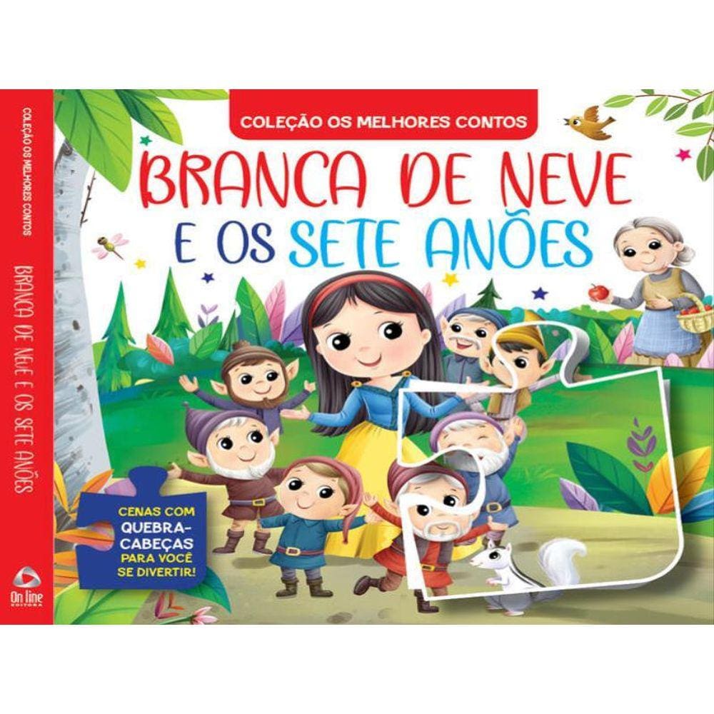 Coleção Os Melhores Contos - Branca De Neve E Os Sete Anões