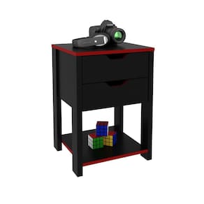 Gaveteiro Gamer Multimóveis Vcr25058 Preto/Vermelho Preto/Vermelho