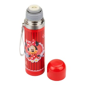 Garrafa Térmica Inox Escolar Infantil Menina Minnie 500ml