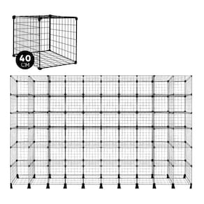 Estante Estoque Roupas 40cm Profundidade 60 Nichos 3x4