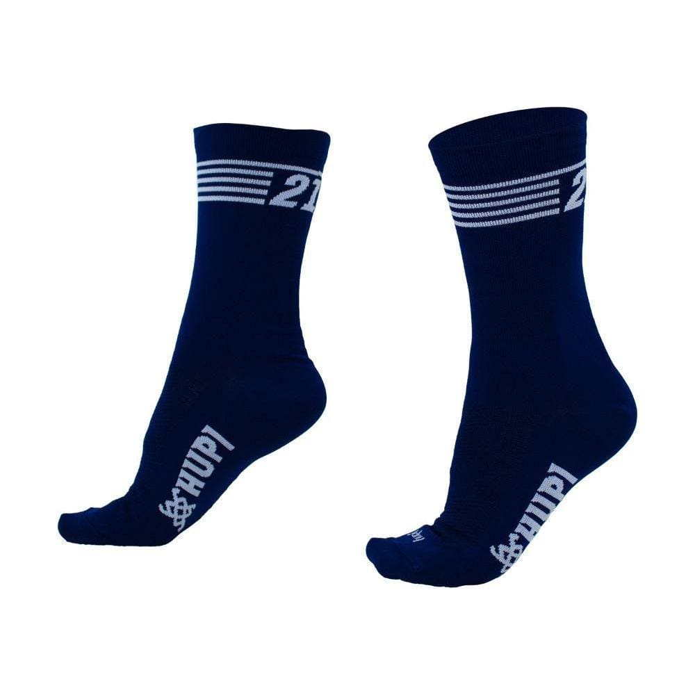 Meia Corrida HUPI 21K Split Azul Marinho