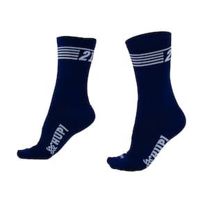 Meia Corrida HUPI 21K Split Azul Marinho