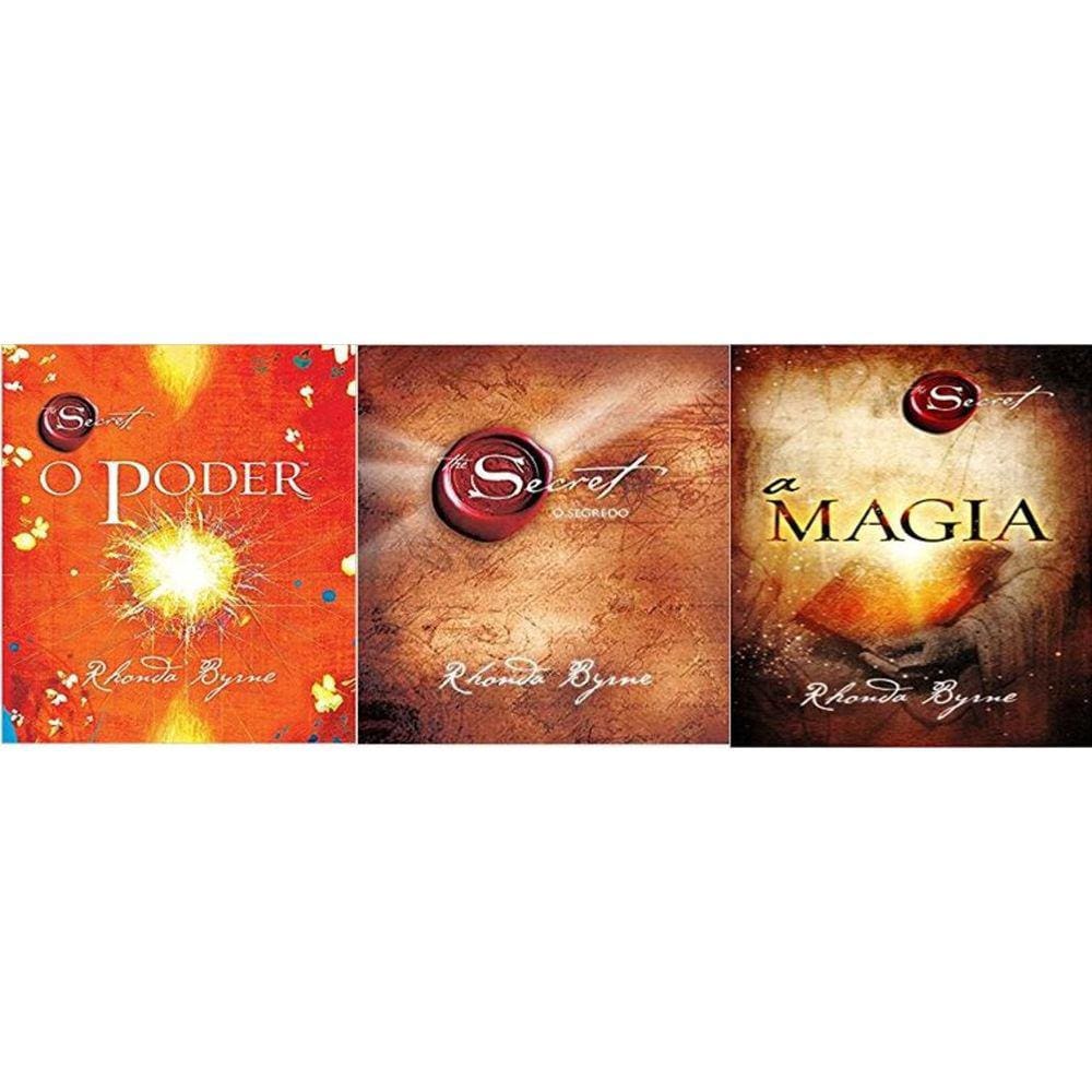 Kit 3 Livros Rhonda Byrne Segredo + Magia + Poder