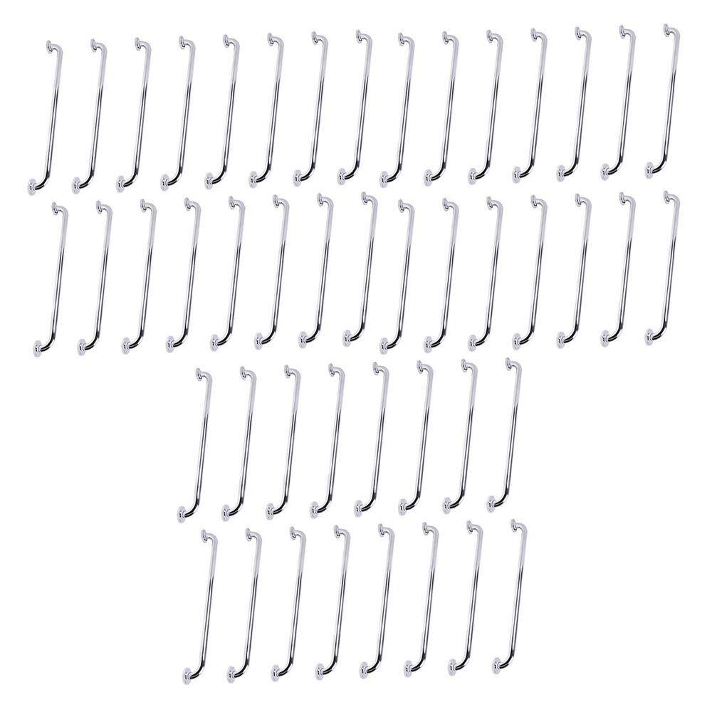 Alça de Apoio 80cm Barra Inox Kit 46 Unidades Idoso Cadeirante Quarto Banheiro Gestante Corrimao Box Segurança Deficiente Acessibilidade