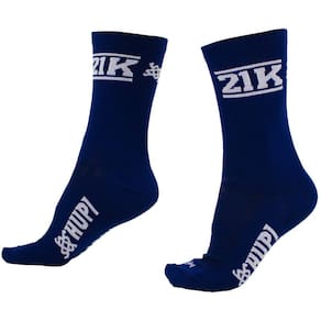 Meia Corrida HUPI 21K Neo Azul Marinho