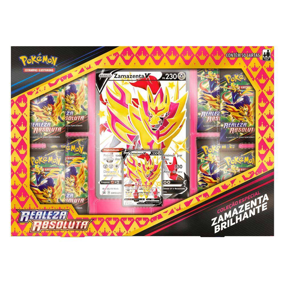 Lata Pokémon TCG - Zapdos de Galar - Realeza Absoluta - Copag