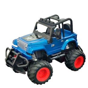 Carrinho de Controle Remoto - Aventureiro - 4 Funções - Azul - Polibrinq