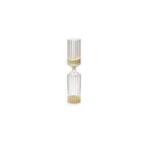 Ampulheta Decorativa Vidro Areia Amarela 30 Minutos 22cm 14752 Mart