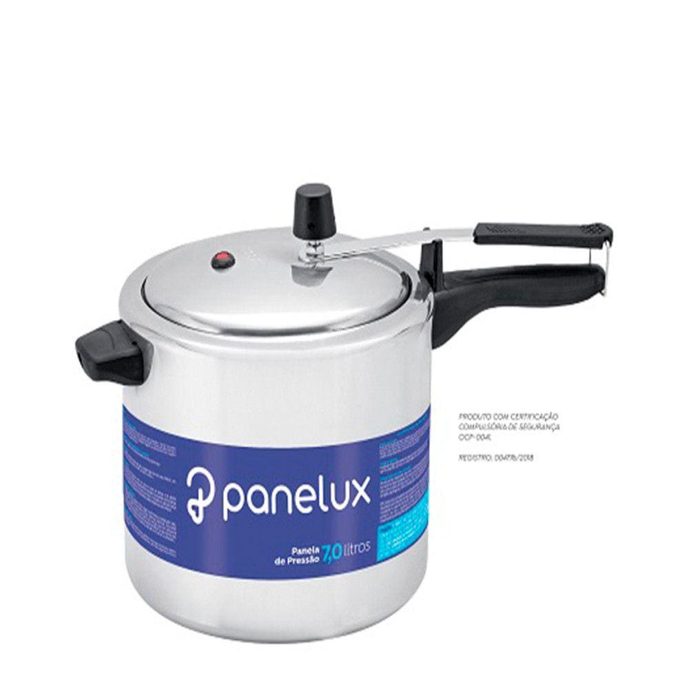 Panela de Pressão Panelux Polida  07 Litros