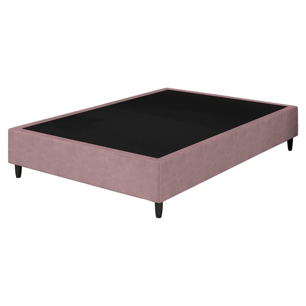 Base Box King Reforçada Itália 37x193x203cm Arte Cúbica Rose