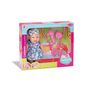 Boneca - Bambolina Cuidados - 743 BAMBOLA BRINQUEDOS