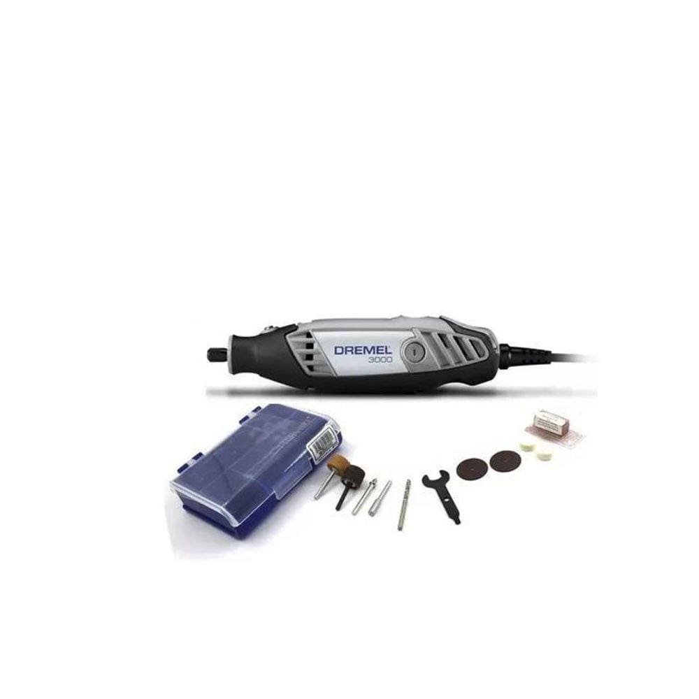 Dremel 3000 C 10 Acess. + Kit 727 Lixar E Afiar