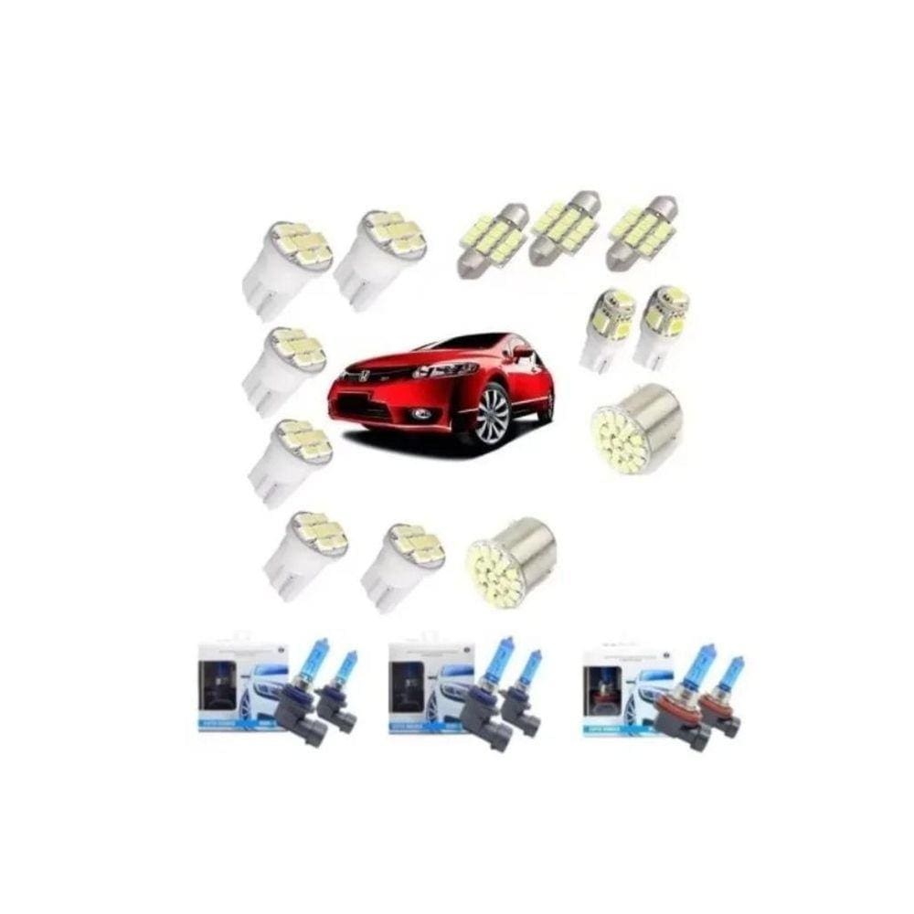Kit Lâmpadas Led Honda New Civic 2007 2008 2009 2010 2011