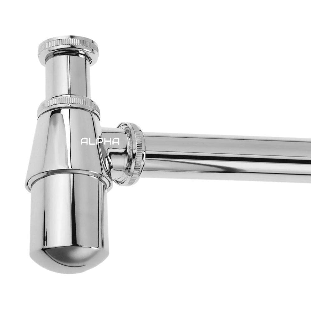 Sifão Pia Tanque Lavanderia Metal Cromado 1.1/4 X 2`` Pol.