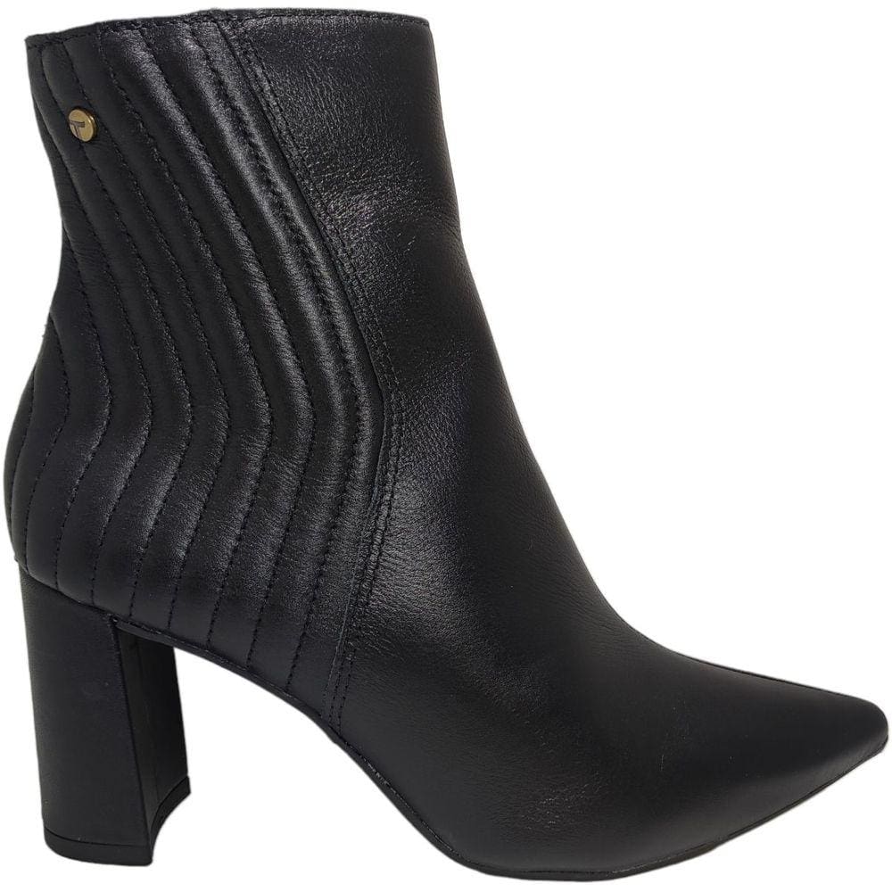 Bota Feminina Cano Curto Salto Médio Bico Fino Tanara T7501