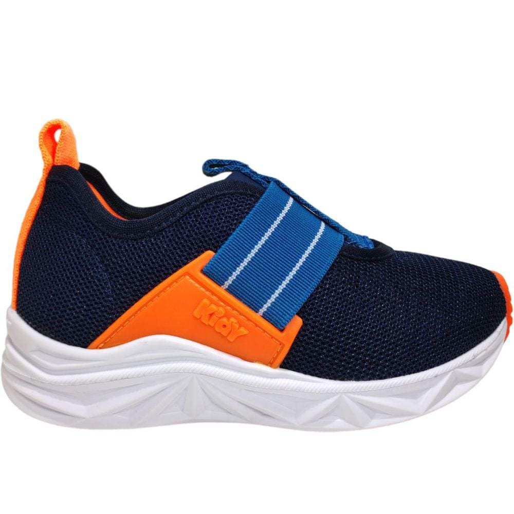 Tênis Infantil Menino Calce Fácil Respi-Tec Jogging/Running Kidy Jump 436-0006
