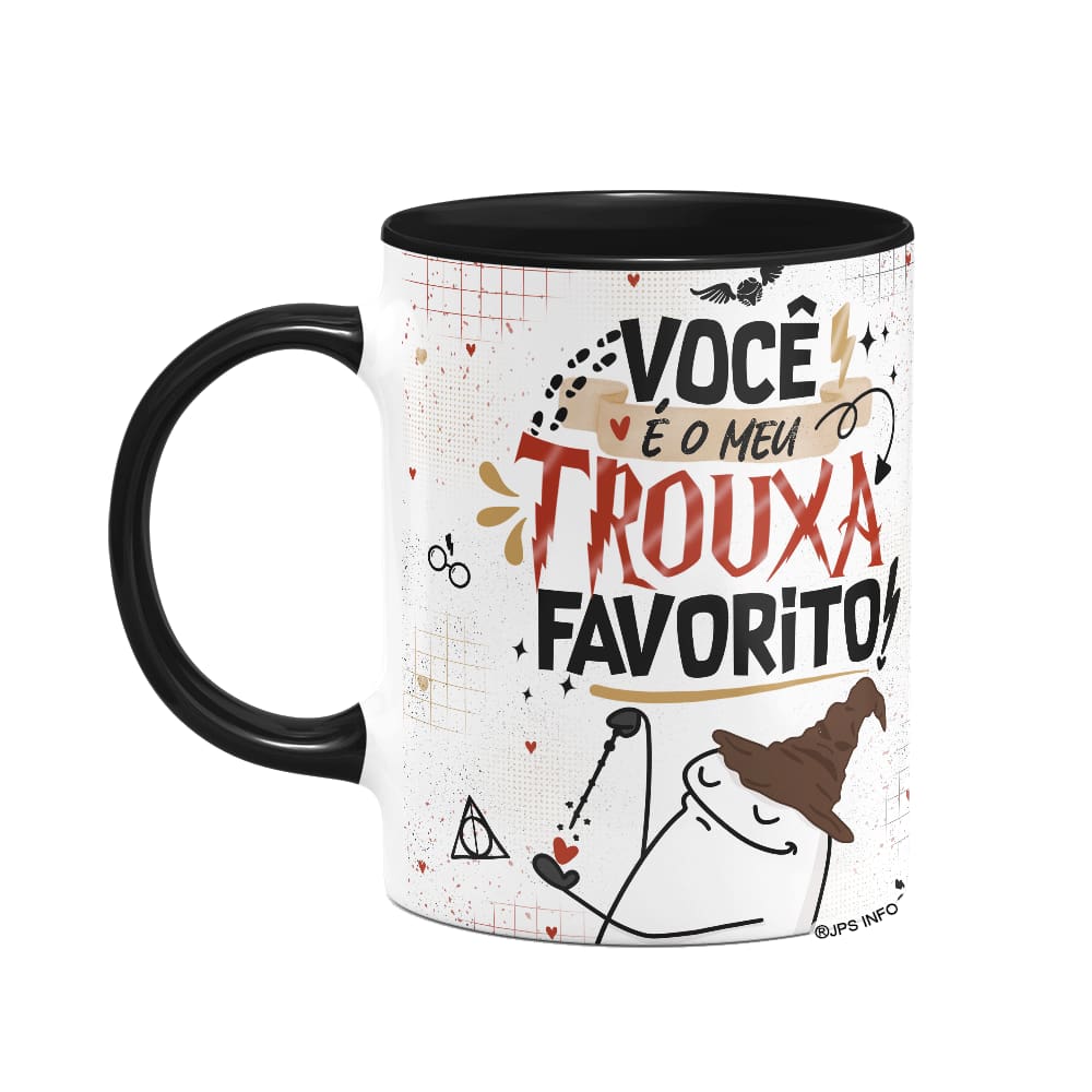 Caneca Flork - Você é o meu trouxa favorito! B-black