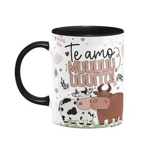 Caneca Namorados - Te amo muuuuuuuito! B-black