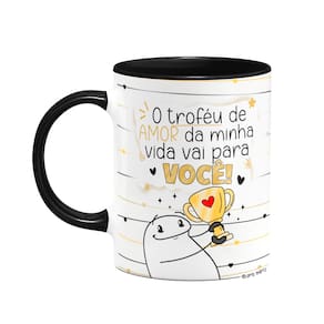 Caneca Flork Namorados - O troféu de amor - B-black