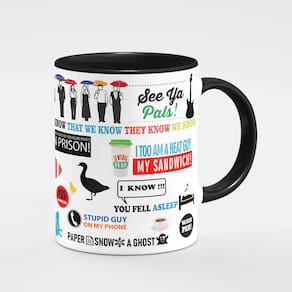 Caneca Série Friends Moments B-black