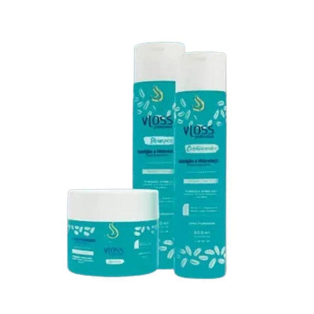 Vloss Kit Nutrição E Hidratação 3X300Ml