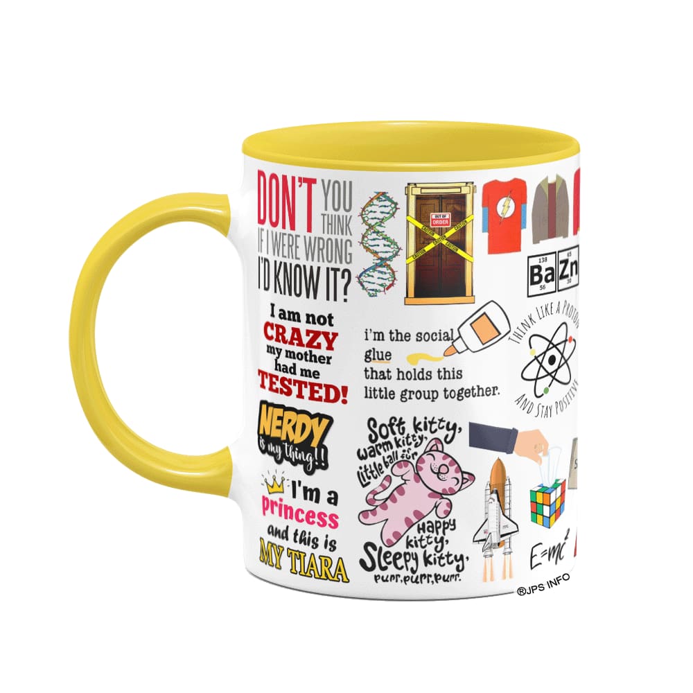Caneca Icons Moments - The Big bang Theory - B-yellow