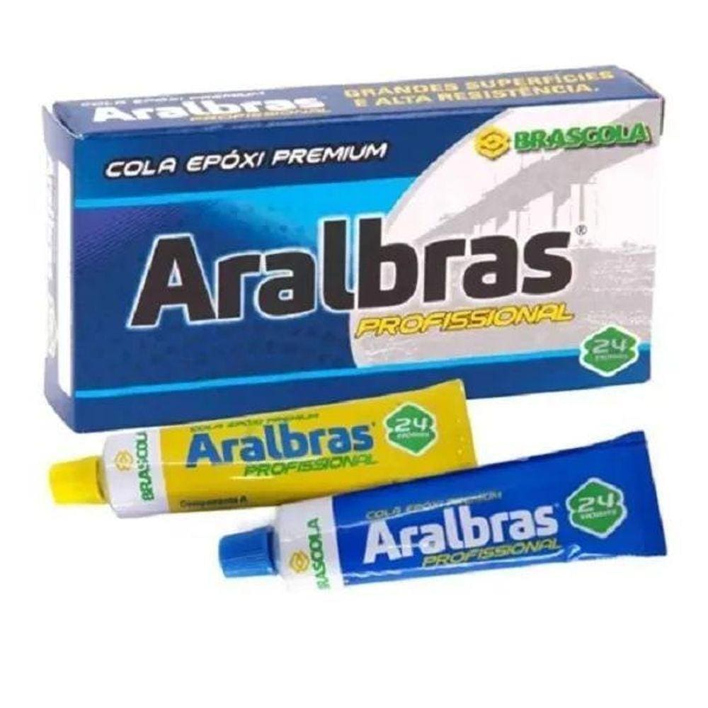Aralbras Profissional 234G 24 Horas Cola Epóxi Forte