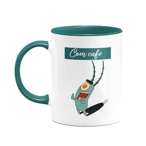 Caneca Plankton - Com café, sem café! - B-green