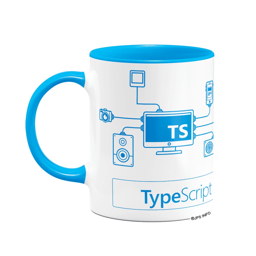 Caneca Dev B-blue - TypeScript