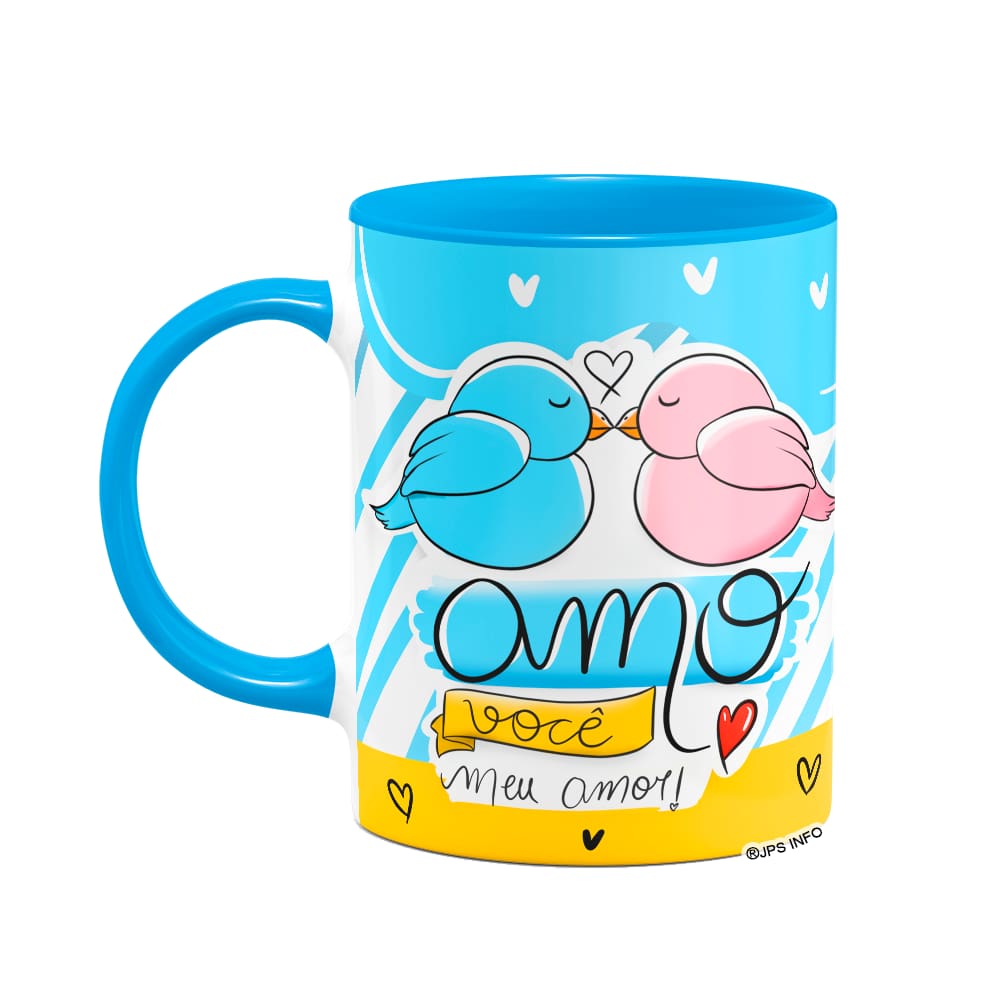 Caneca Namorados - Amo você, meu amor! B-Blue