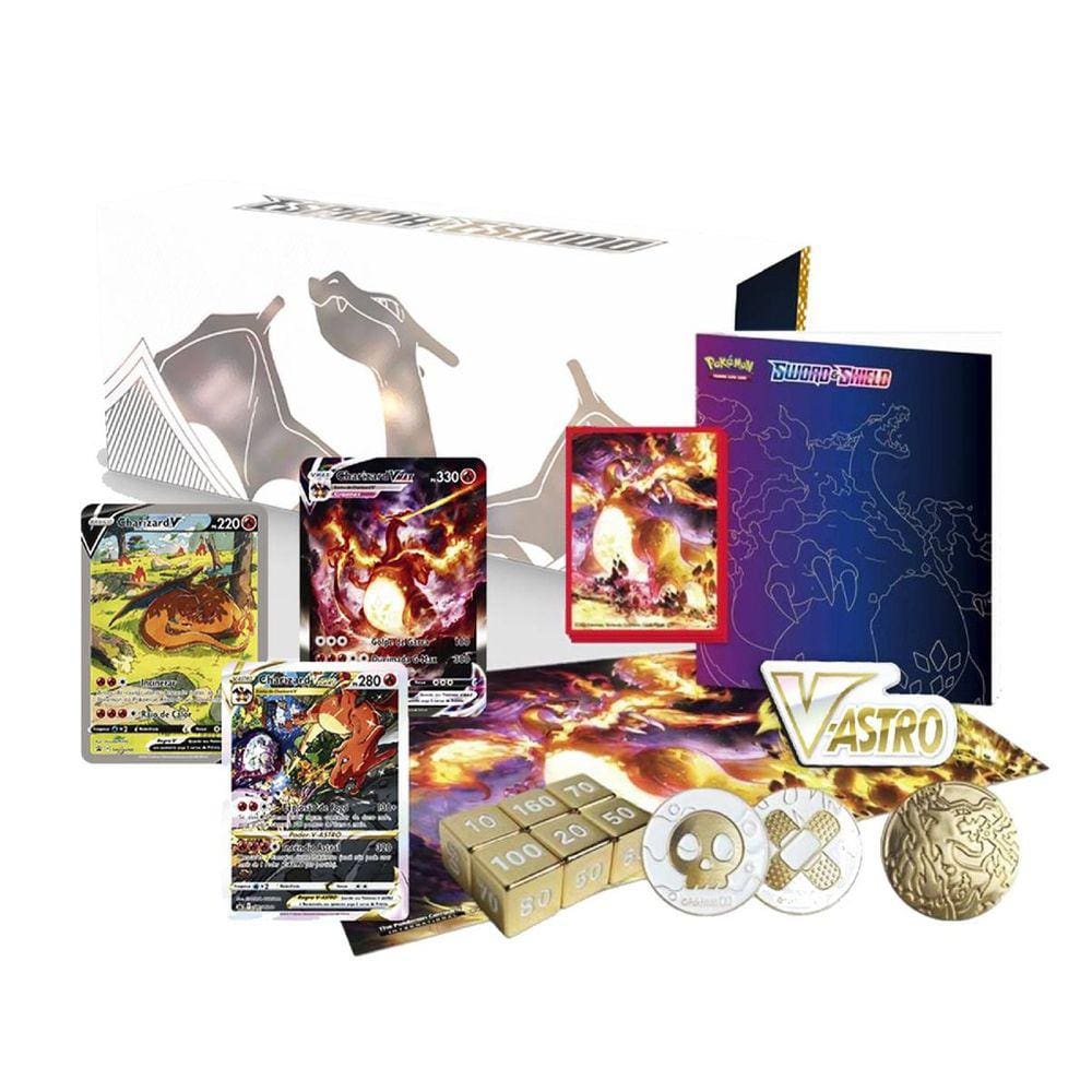 Box Celebrações Charizard V Do Lance Cartas Pokemon Original