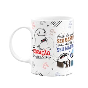 Caneca Flork Namorados - Meu cocoração te procura