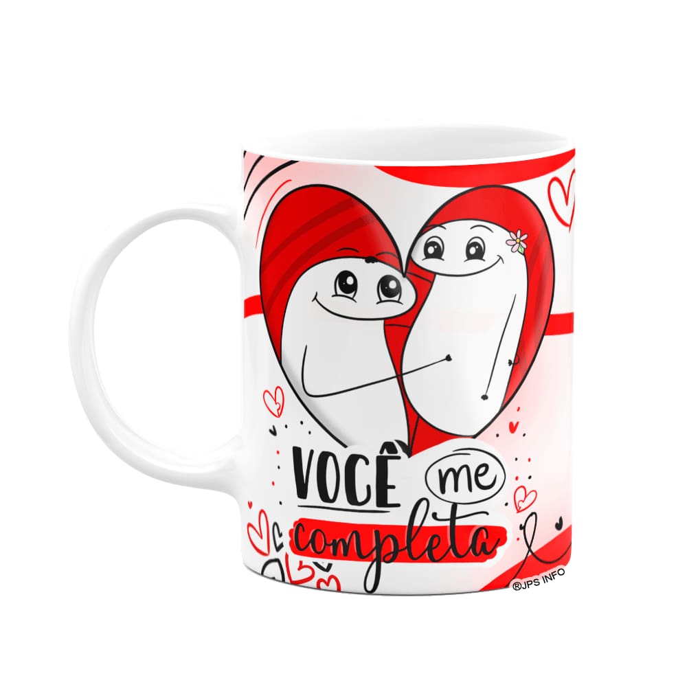 Caneca Flork Namorados -  Você me completa