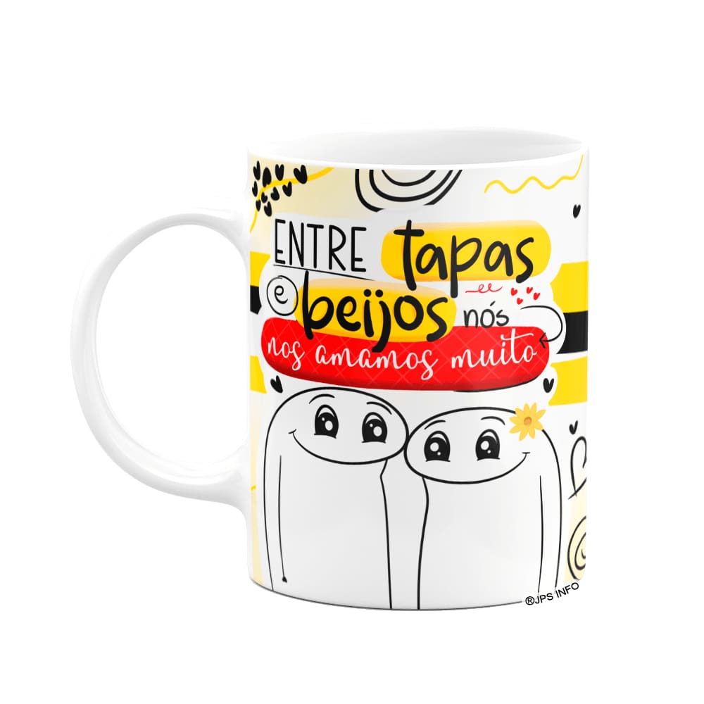 Caneca Flork Namorados - Entre tapas e beijos
