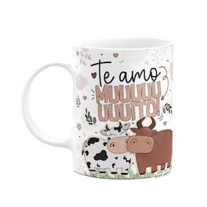 Caneca Namorados - Te amo muuuuuuuito!