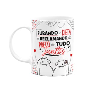 Caneca Flork Namorados - Fazemos de tudo juntos!