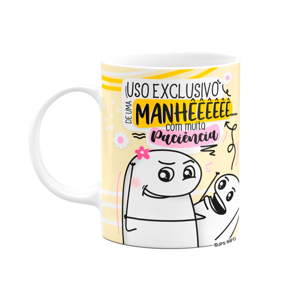 Caneca Flork Mães - Uso exclusivo de mãe paciente - Branca