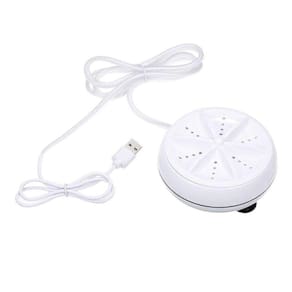 Mini Maquina Lava Roupas Panos No Balde Usb Portatil