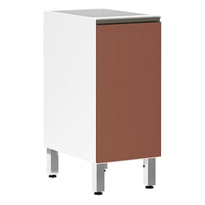 Balcão de Cozinha sem Tampo 35cm 1 Porta Pérola Luciane Móveis