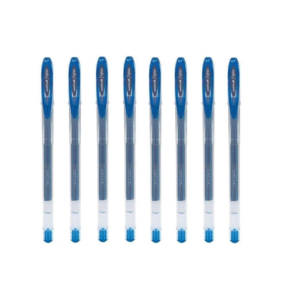 Kit 08 Caneta Gel Uni Ball 0.7mm Signo Neo Ponta Fina Escolha a Cor: