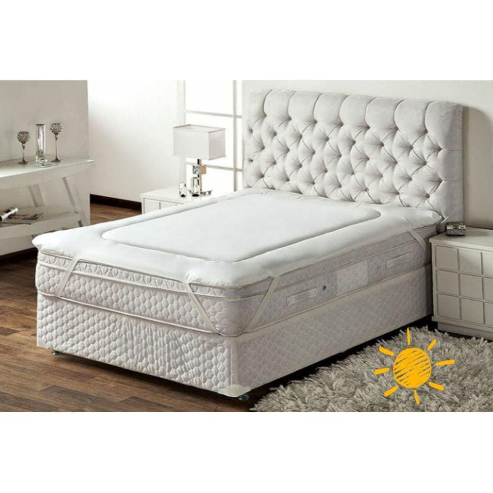 Protetor de Colchão Pillow Top Para Colchão De Casal Padrão