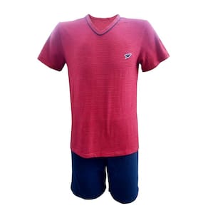Pijama Infantil Masculino Modo Avião Listrado - 07665